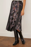 Sacai Paisley Print Skirt in Black