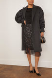 Sacai Sequin Embroidery Skirt in Black