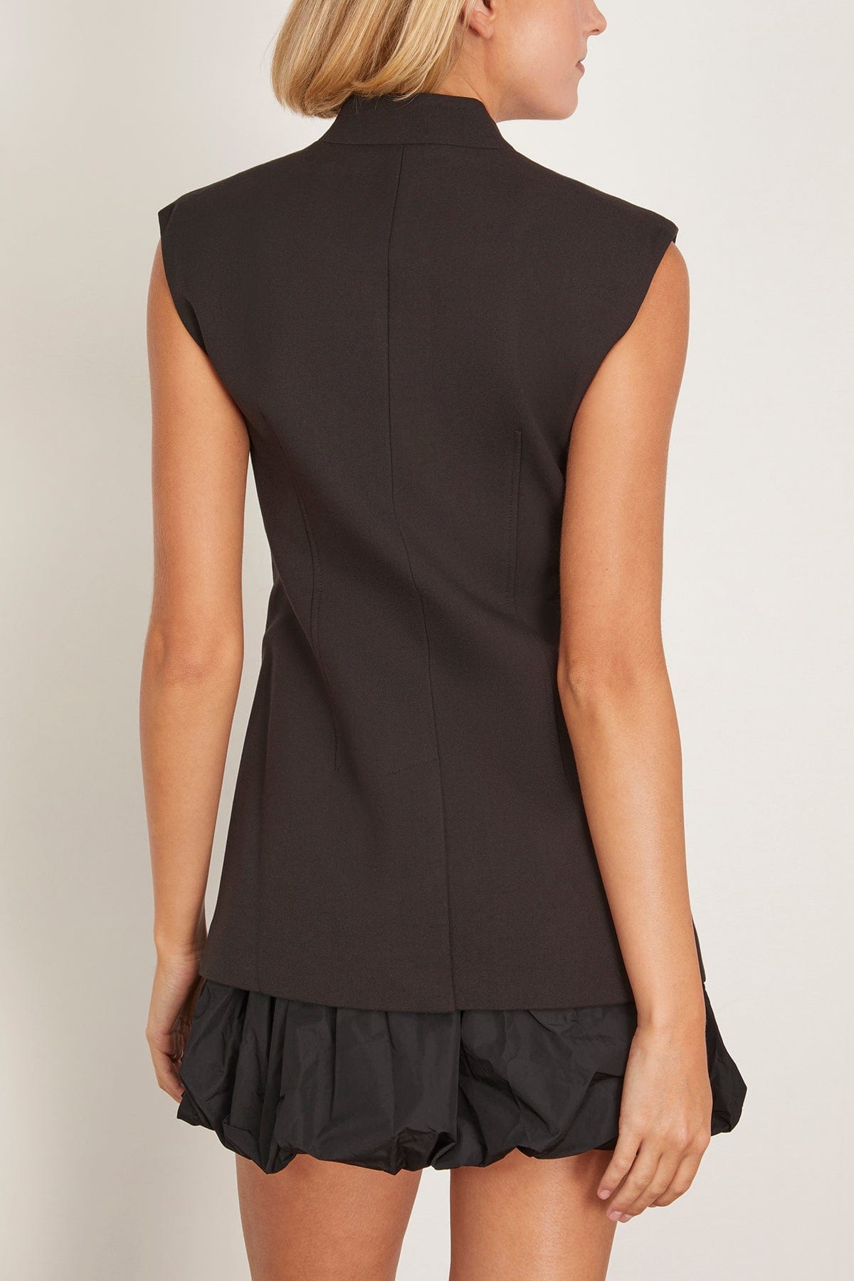 Saint Art Cora Tailored Vest in Black