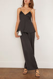 Saint Art Elise Spaghetti Strap Cami in Black