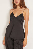 Saint Art Elise Spaghetti Strap Cami in Black