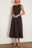 Saint Art Judson Pleated Maxi Dress in Black