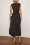 Saint Art Judson Pleated Maxi Dress in Black
