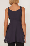 Saint Art Raina Handkerchief Top in Navy