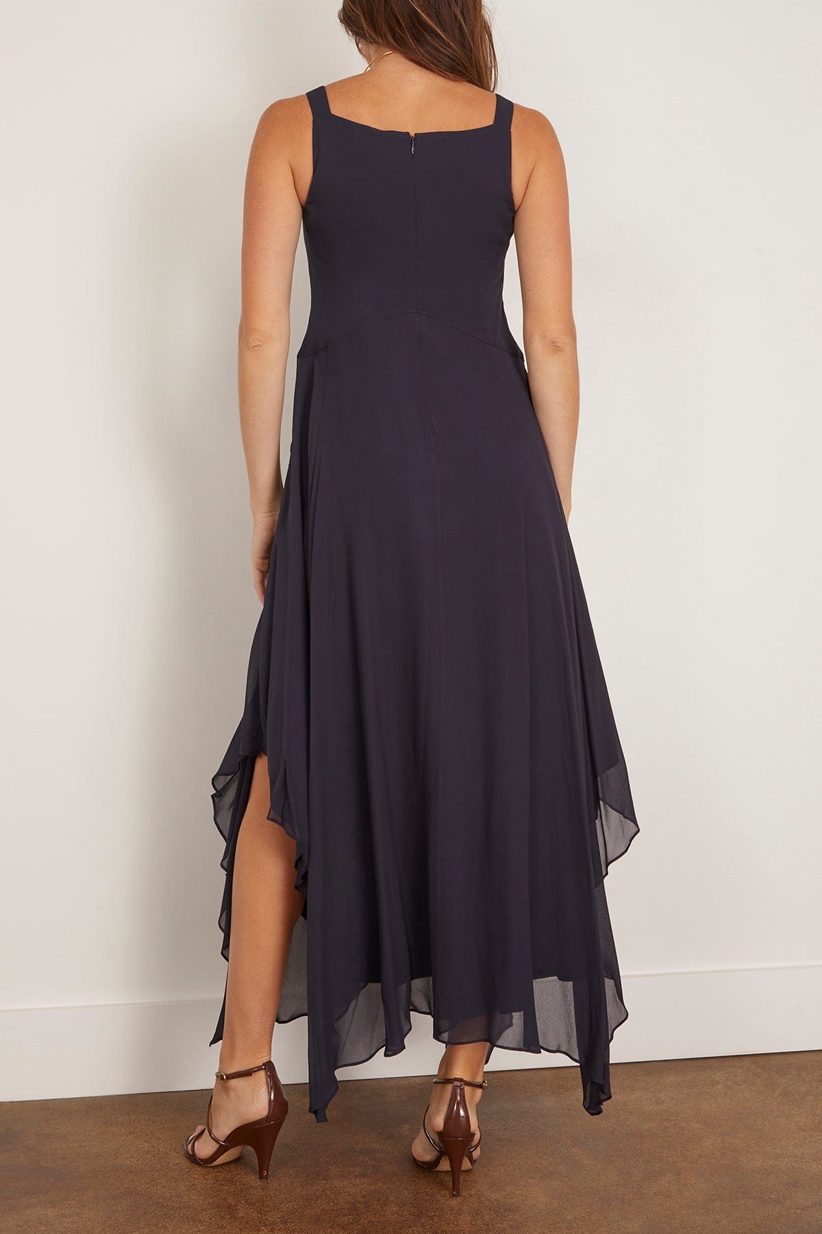 Riley Handkerchief Dress Navy / S by Saint Art NY Riley Handkerchief Dress Navy / S by Saint Art NY