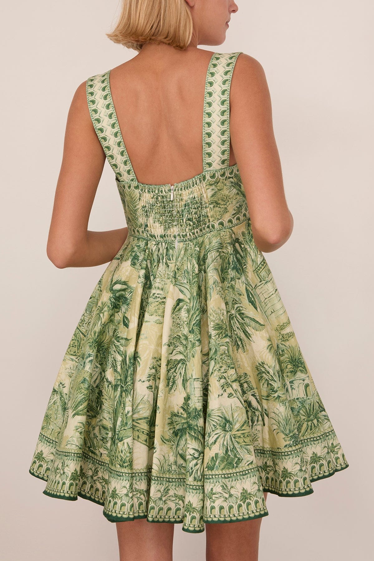 alemais green dress Alemais - Alemais Sara Mini Twist Sundress in Green 8 / 4 US