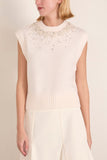 Simkhai Candra Vest in Ivory