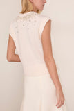 Simkhai Candra Vest in Ivory