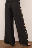 Simkhai Cayman Wide Leg Pant in Black