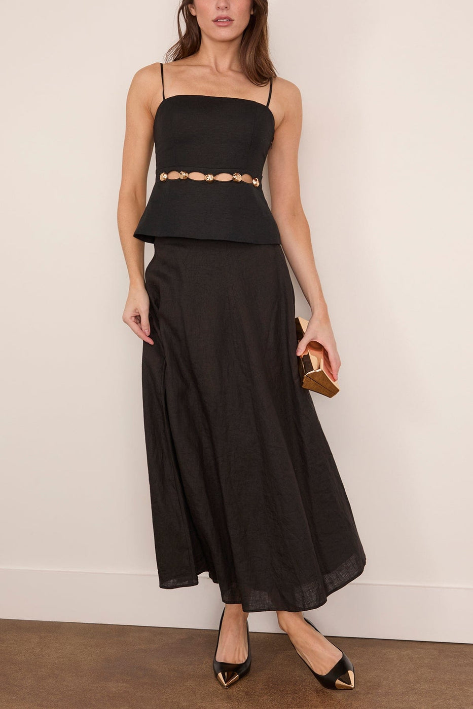 Simkhai Cruz Cami in Black