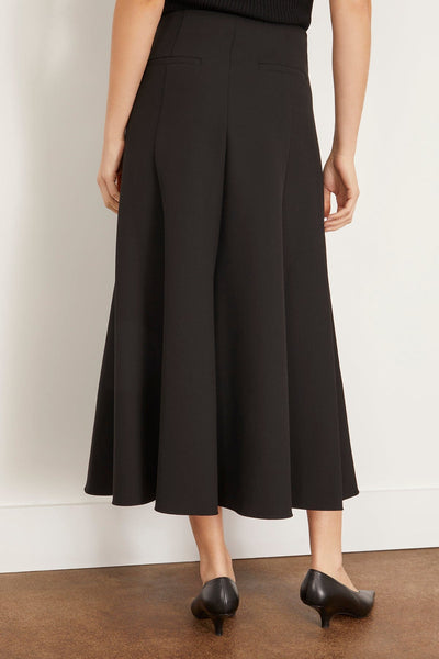 Simkhai Skirts Dottie A-Line Midi Skirt in Black Simkhai Dottie A-Line Midi Skirt in Black