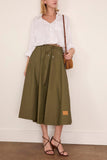 Simkhai Flynn Skirt in Olive