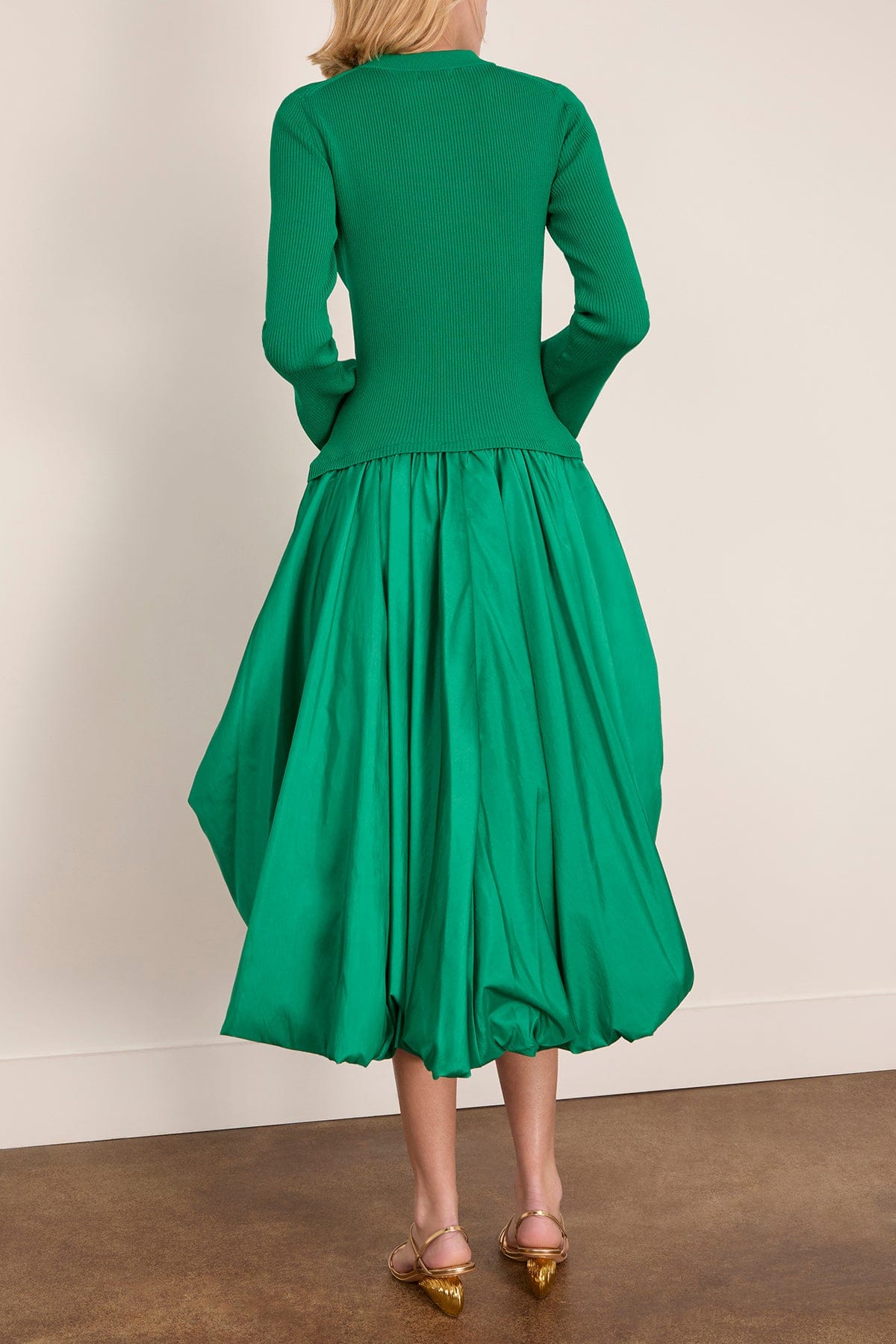 SIMKHAI Kenlie Midi Dress in Dark Green - Size M SIMKHAI Kenlie Midi Dress in Dark Green - Size M