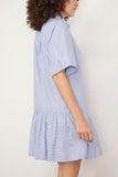 Simkhai Casual Dresses Cris Dress in Harbor Blue Stripe Simkhai Cris Dress in Harbor Blue Stripe