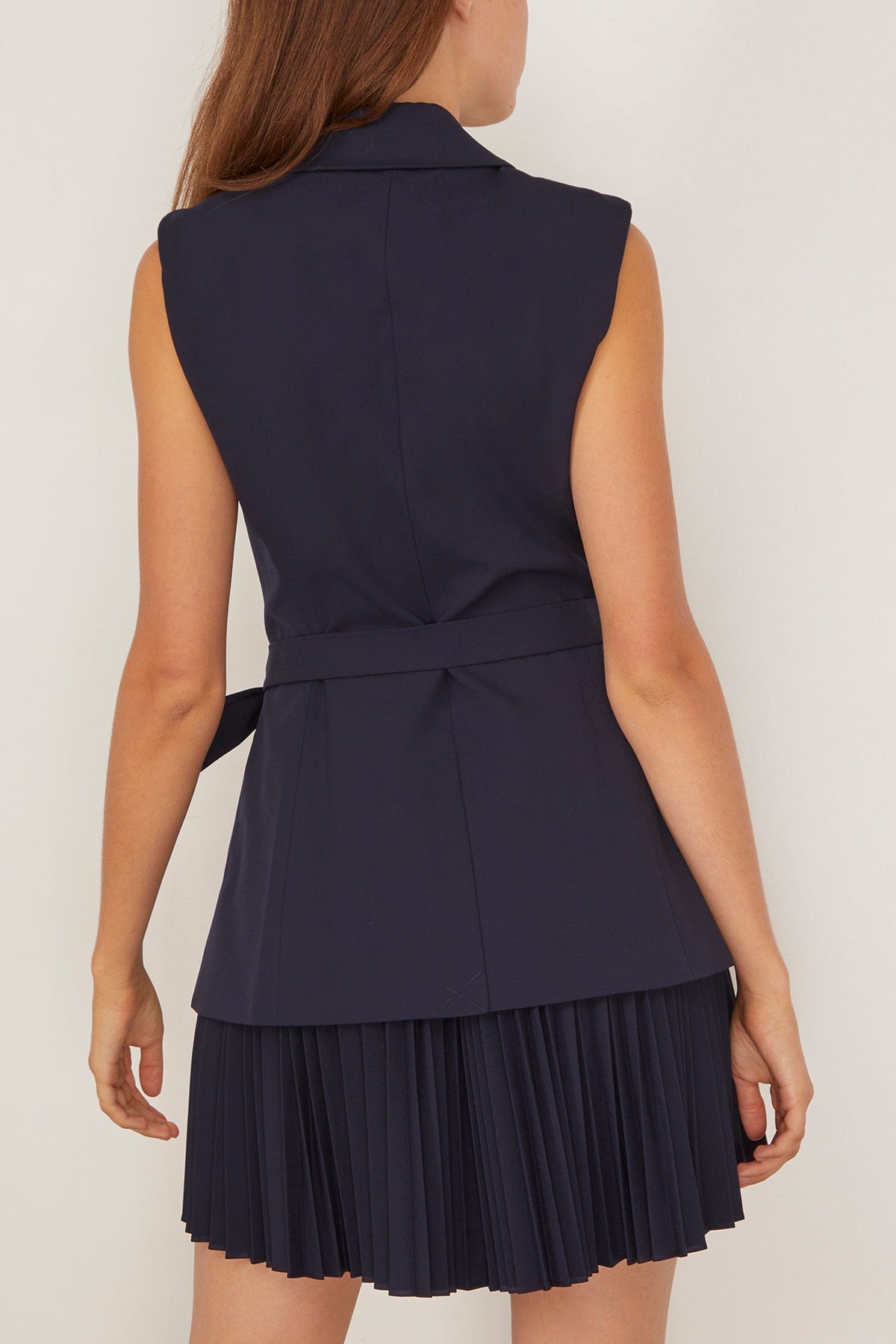 Simkhai Eman Sleeveless Mini Dress in Midnight
