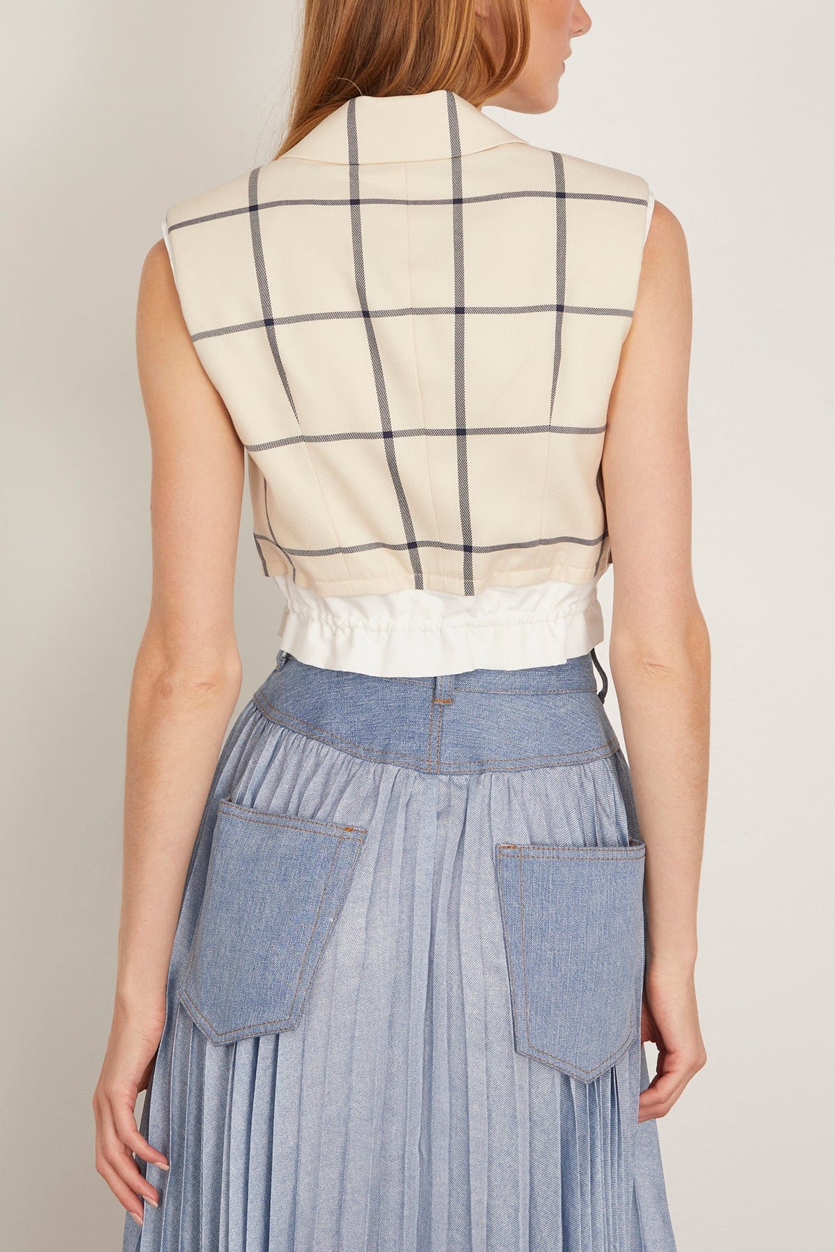 Simkhai Emmers Sleeveless Top in Eggshell Multi