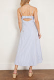 Simkhai Casual Dresses Honor Cami Midi Dress in Blue Hydrangea Stripe Simkhai Honor Cami Midi Dress in Blue Hydrangea Stripe