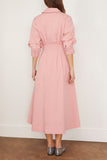 Simkhai Casual Dresses Jazz Pintuck Midi Dress in Dusty Rose Simkhai Jazz Pintuck Midi Dress in Dusty Rose