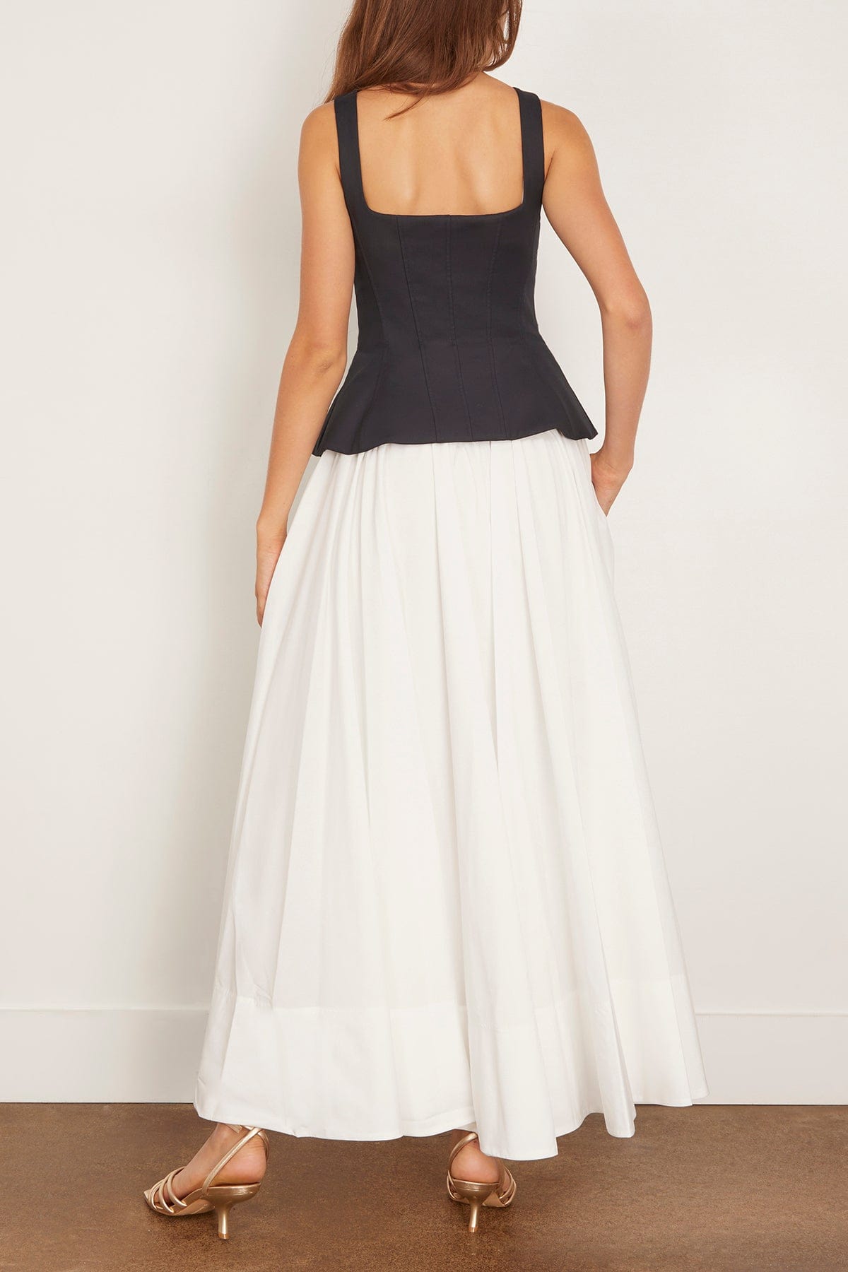 Simkhai Jolynn Sleeveless Midi Dress in Black Multi