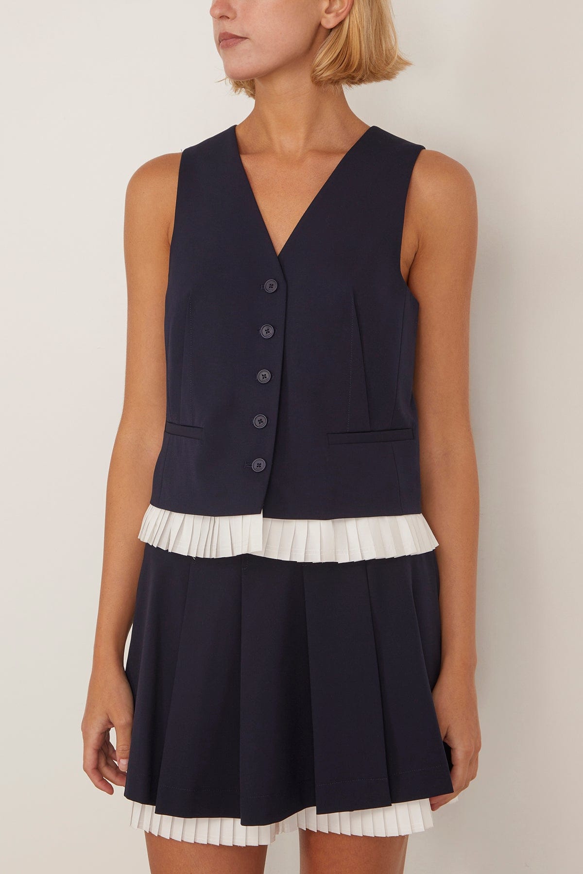 Simkhai Laiken Vest in Midnight