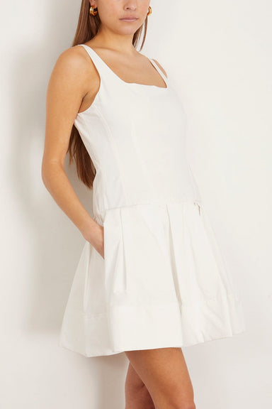 Lucy Sleeveless Mini Dress in White