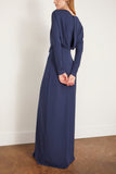 Simkhai Gowns Maisie Long Sleeve Dress in Midnight Simkhai Maisie Long Sleeve Dress in Midnight