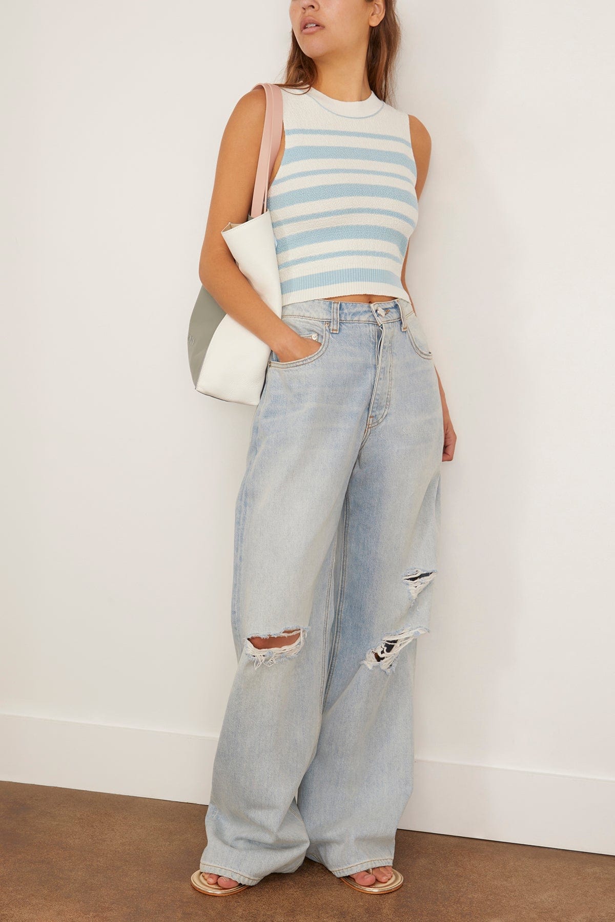 Simkhai Tatyana Tank in Azure Sky Stripe