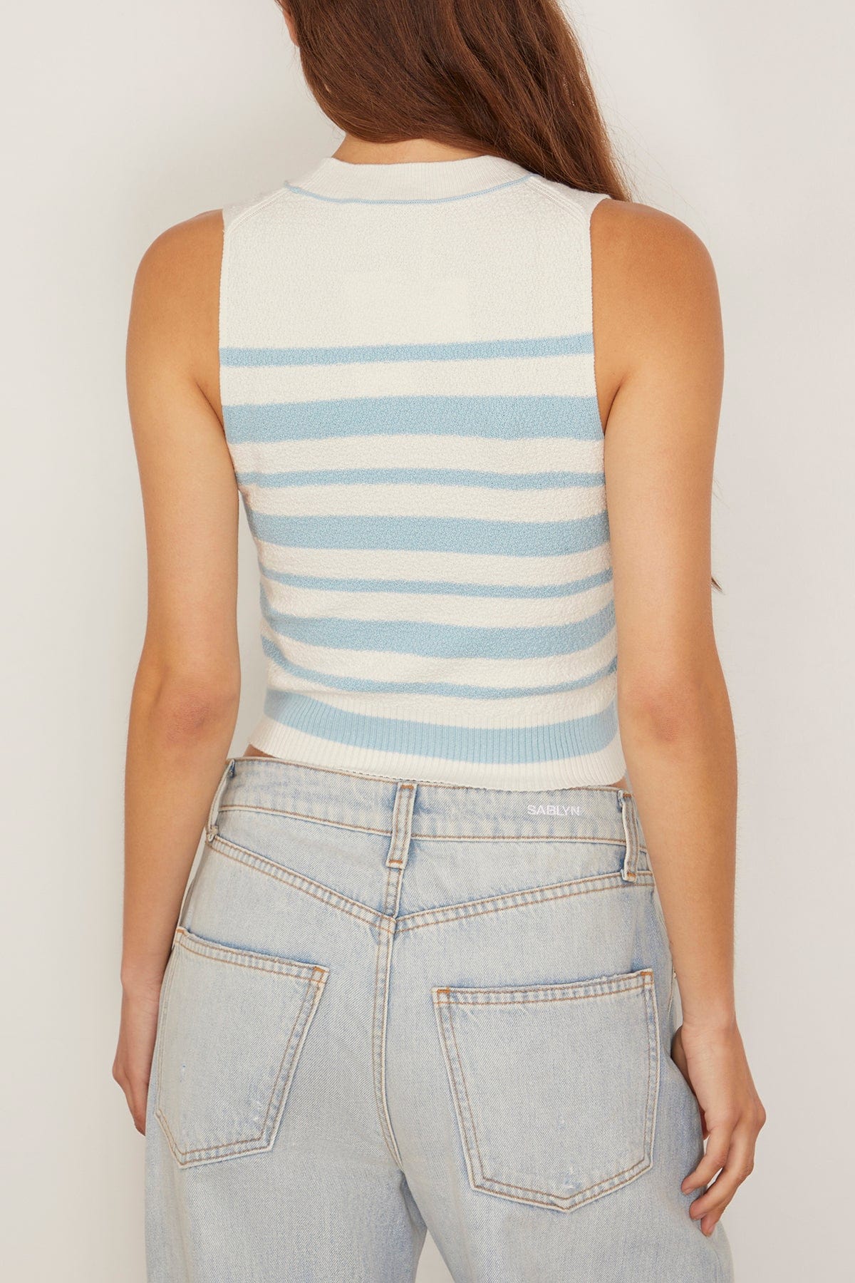 Simkhai Tatyana Tank in Azure Sky Stripe