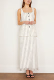 Simkhai Casual Dresses Xandria Sleeveless Midi Dress in Midnight Stripe Simkhai Xandria Sleeveless Midi Dress in Midnight Stripe