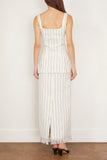 Simkhai Casual Dresses Xandria Sleeveless Midi Dress in Midnight Stripe Simkhai Xandria Sleeveless Midi Dress in Midnight Stripe