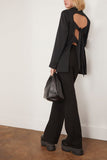 Simone Rocha Jackets Back Cut Out Bow Detail Jacket in Black Simone Rocha Back Cut Out Bow Detail Jacket in Black