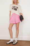 Simone Rocha Shorts Cargo Flap Pocket Flare Shorts in Bright Pink Simone Rocha Cargo Flap Pocket Flare Shorts in Bright Pink