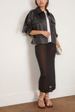 Simone Rocha Skirts Sheer Column Skirt in Black Simone Rocha Sheer Column Skirt in Black