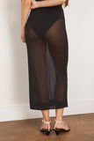 Simone Rocha Skirts Sheer Column Skirt in Black Simone Rocha Sheer Column Skirt in Black