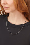 Stoned Fine Jewelry Necklaces Bolt Black Diamond Tennis Necklace in 14k White Gold Stoned Fine Jewelry Bolt Black Diamond Tennis Necklace in 14k White Gold
