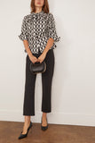 Amir Taghi Suki Top in Ecru and Black