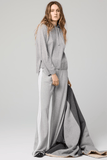 LAFATA Tailored Travel Pant in Heather Grey