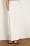 Tanaka Pants Pleated Skirt Pants in White Tanaka Pleated Skirt Pants in White