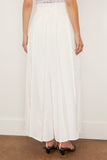 Tanaka Pants Pleated Skirt Pants in White Tanaka Pleated Skirt Pants in White