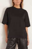 Tanaka Tops The Boxy Tee in Black Tanaka The Boxy Tee in Black