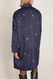 Tanya Taylor Alesso Coat in Midnight
