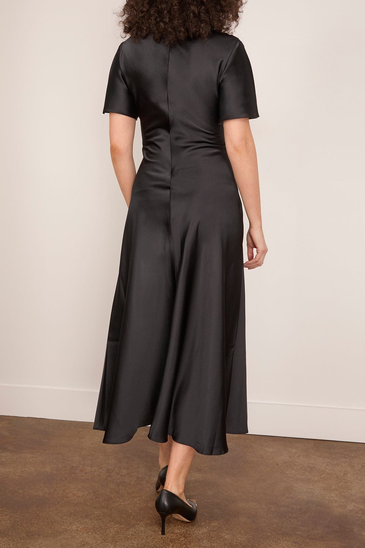 daphne metallic midi dress Boden Daphne Metallic Midi Dress (Black, Luxury)