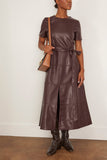 Tanya Taylor Ella Dress in Oxblood