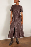 Tanya Taylor Ella Dress in Oxblood