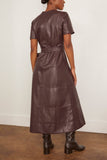 Tanya Taylor Ella Dress in Oxblood