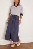 Tanya Taylor Hudson Skirt in Dark Chambray