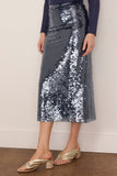 Tanya Taylor Kiah Skirt in Midnight