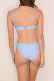 Tanya Taylor Orelia Bikini Bottom in Vista Blue