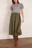 Tanya Taylor Shayna Dress in Heather Gray
