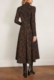 Tanya Taylor Thea Dress in Black Forest/Green Multi